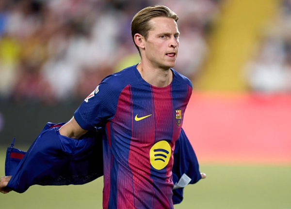 ‘เดอ ยอง’ ไม่เห็นด้วยลาลีกาจัดแข่งบาร์ซ่าที่ไมอามี่