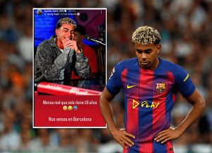 เดือดไม่จบ! ‘พ่อยามาล’ จุดดราม่าต่อโพสต์ ‘เจอกันที่บาร์ซ่า’