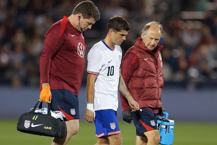 มิลานกริ้ว ‘อเมริกา’ ส่ง ‘พูลิซิช’ ลงสนามจนเจ็บกลับมา