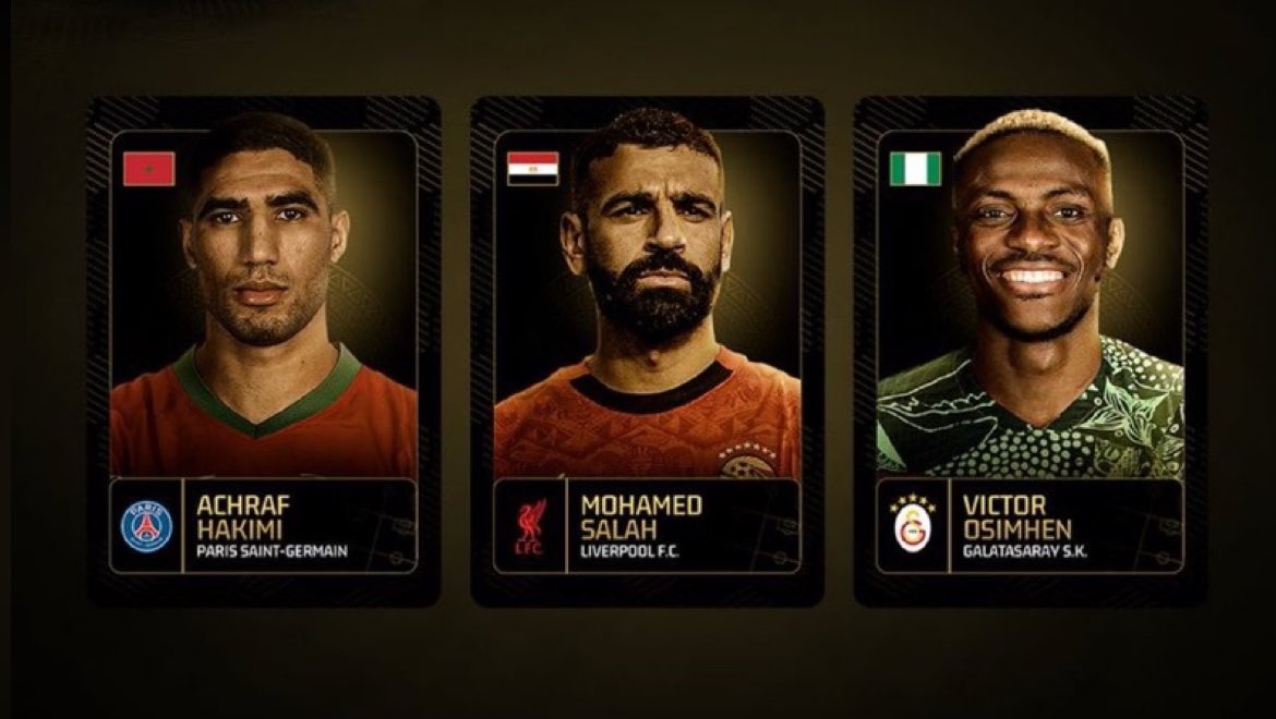 ‘ฮาคิมี่-บังโม-โอซิมเฮน’ เข้าชิง 3 คนสุดท้ายแข้งแอฟริกันแห่งปี