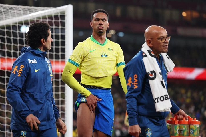 บราซิลปล่อย ‘กาเบรียล’ กลับปืนหลังเจ็บกล้ามเนื้อ