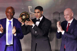 ‘ฮาคิมี่’ ผงาดคว้ารางวัล ‘แข้งแอฟริกันแห่งปี’