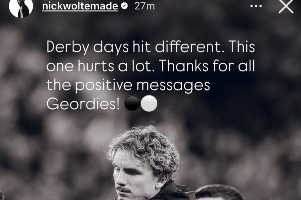 ‘บิ๊กนิค’ เจ็บปวดทำทีมแพ้ดาร์บี้ไทน์-แวร์