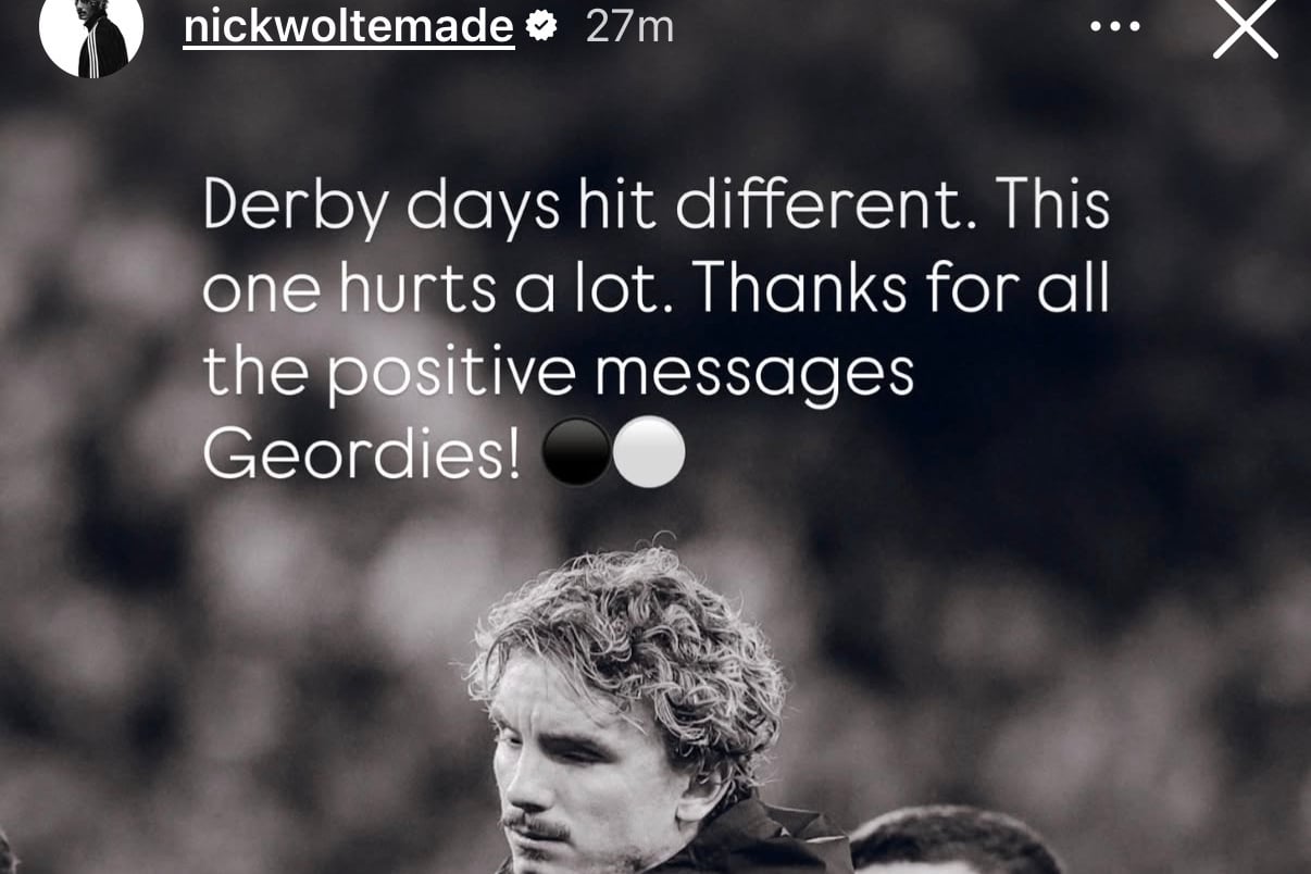 ‘บิ๊กนิค’ เจ็บปวดทำทีมแพ้ดาร์บี้ไทน์-แวร์