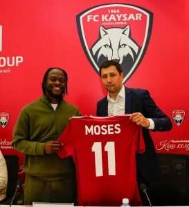 ยังไม่แขวน! ‘โมเซส’ โยกซบทีมคาซัค