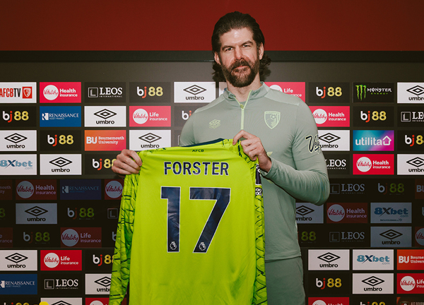 บอร์นมัธเติมเก๋าคว้า ‘ฟอร์สเตอร์’ เฝ้าเสาจนจบซีซั่น